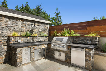 Outdoor Kitchen Construction in Georgetown, Texas by Superhero Pools & Outdoor Living